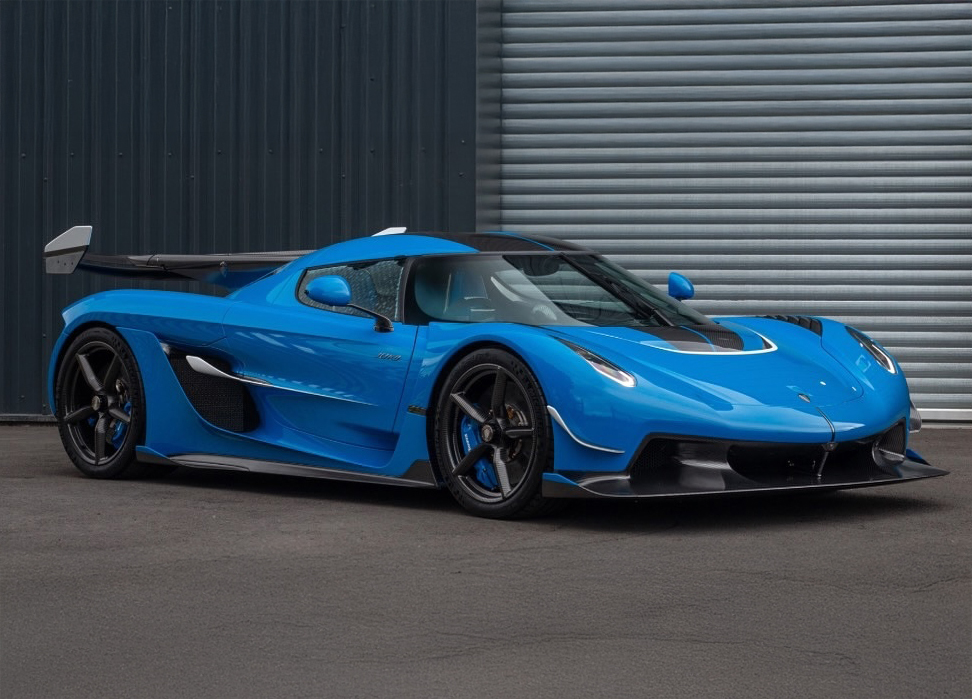 Koenigsegg Jesko 2025 Blauw - 1:18
